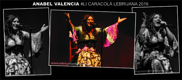#TiraFlamenca4x1 Anabel Valencia en la 51 Caracolá Lebrijana 2016